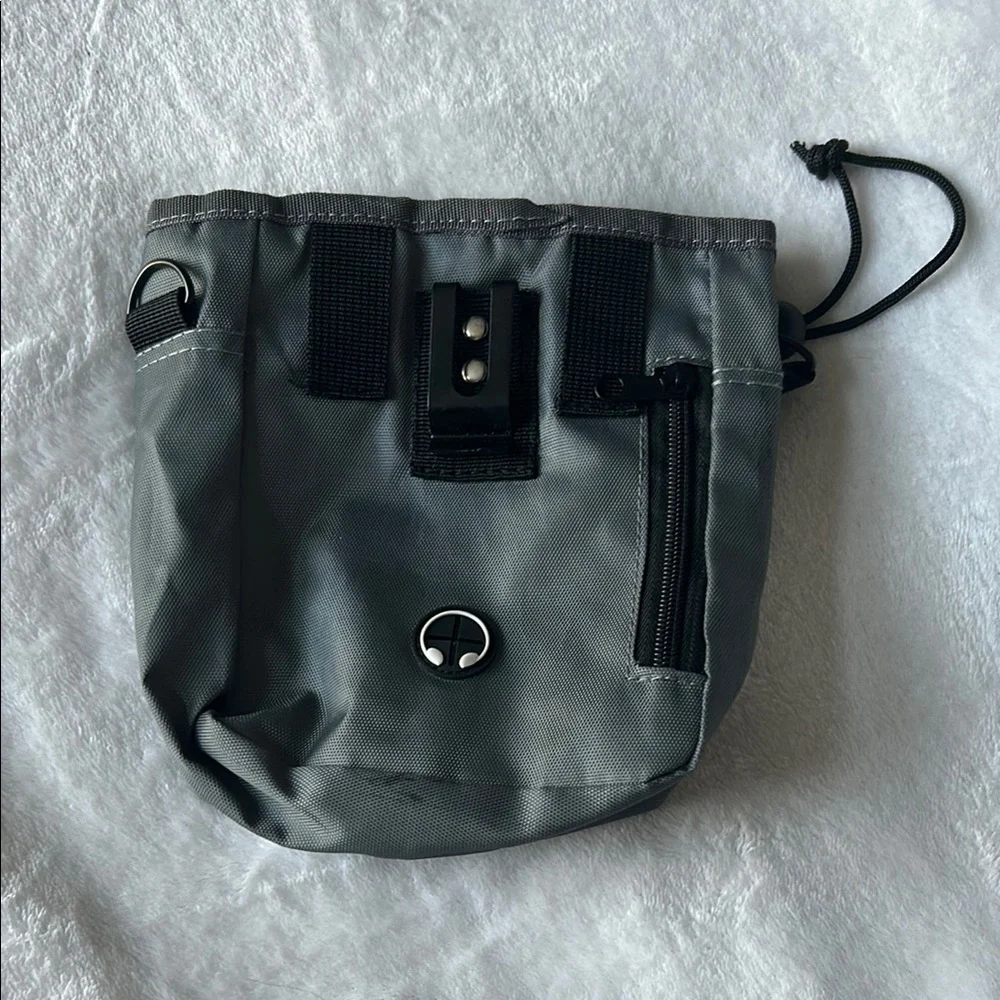 Gray Mesh Dog Treat Bag